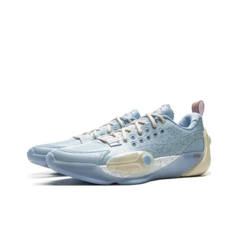 LINING Full City 13 Basketball Shoes Men Low Top Blue-2