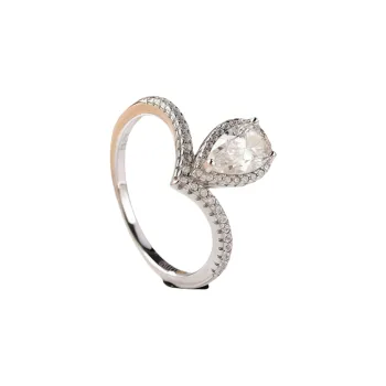 Stone On The Line S925 Silver Rings Women's