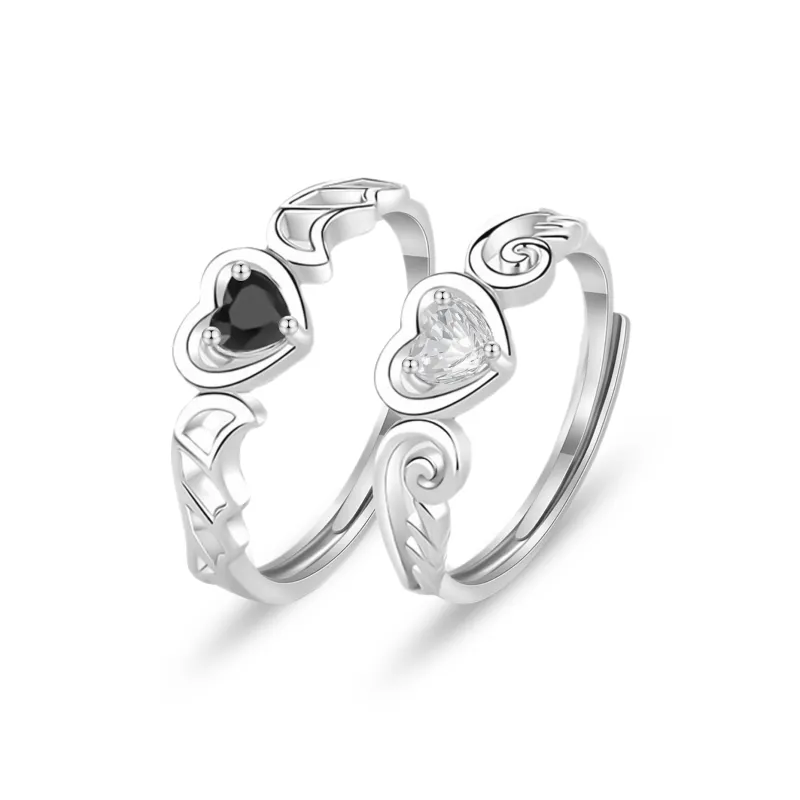 VOCK S999 Fine Silver Rings Unisex-0