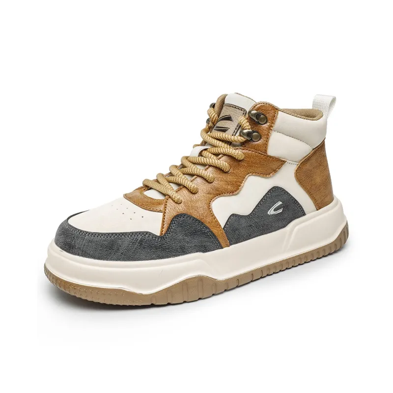 CAMEL ACTIVE Anti Slip Wear Resistant High Top Skateboard Shoes Men's-1