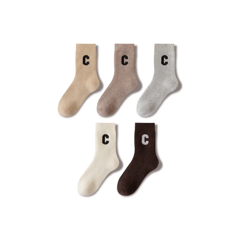 JIAZINI Mid Calf Socks Women's Combo Set-30