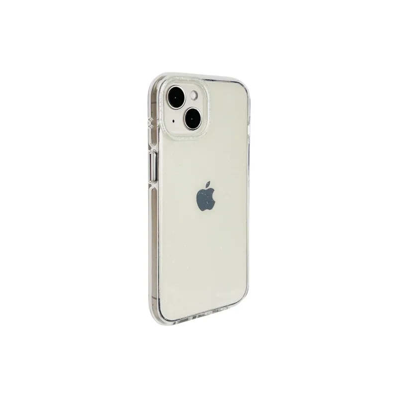 Wei Xin Acrylic Material Clear Glitter Phone Cases Compatible With IPhone 16/15 Pro Max/Apple 13/14 Pro/Max-1