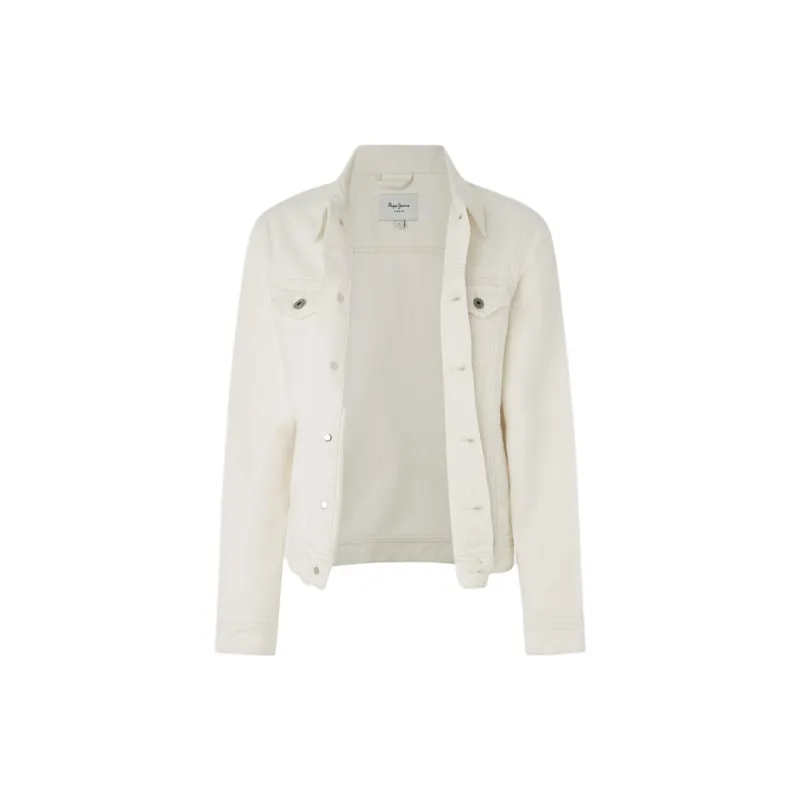 Pepe Jeans Denim Jacket Women's White-1