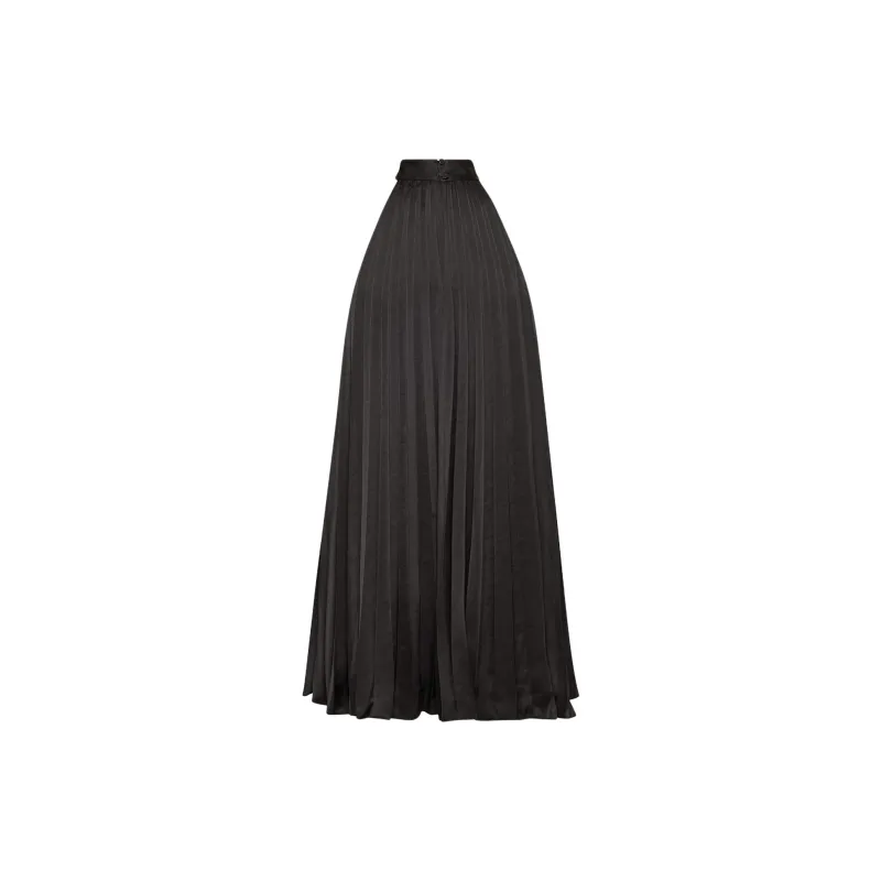 ARITZIA Wilfred Marlene Satin Dress Sleeveless Dress Women's BLACK/Black-1