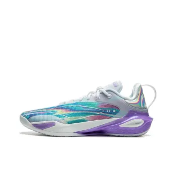 LiNing Flash Strike 11 Supportive And Elastic Low Top Basketball Shoes Men's Blue Purple