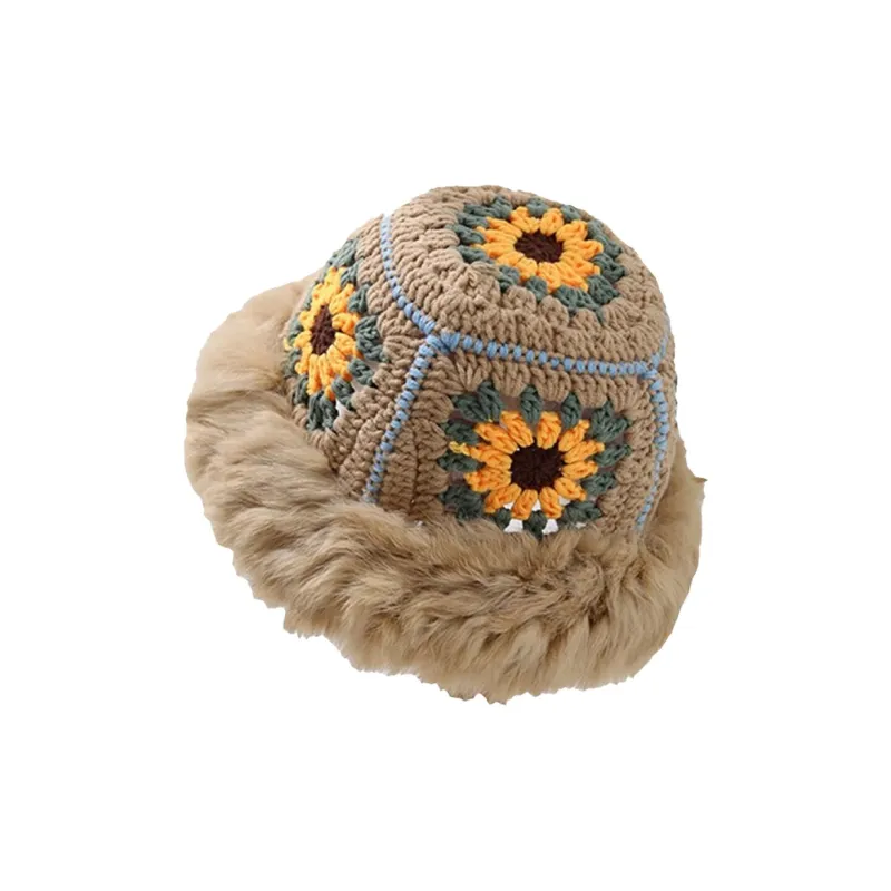 AAJF Rabbit Fur Blend Bucket Hats Unisex-7