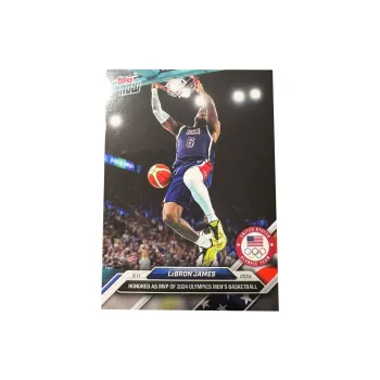 Topps National Team LeBron James Paris Olympic Slam Dunk Highlights Basketball Card Rare Card Sports Cards 1 Pc