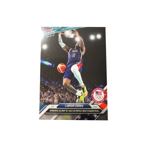 Topps National Team LeBron James Paris Olympic Slam Dunk Highlights Basketball Card Rare Card Sports Cards 1 Pc