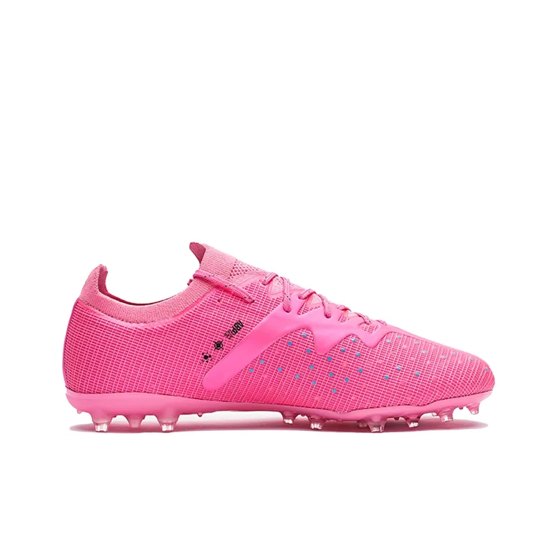 KELME MG Rubber Short Studs Artificial Ground Natural Ground Cushioning Anti-Twist Soccer Shoes Unisex Pink Blue-1