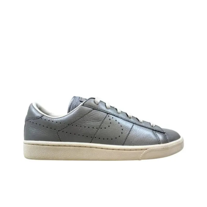 Nike Tennis Classic Anti Slip Wear Resistant Low Top Skateboard Shoes Men's Silver-1