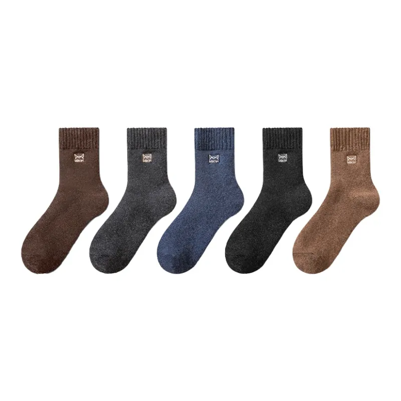 MIIOW Mid Calf Socks Unisex 5 Pack-42