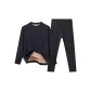 662 Mock Neck Black Gray Men's