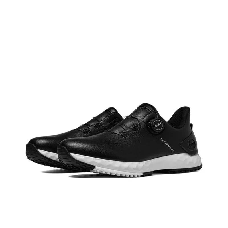 PGM Cushioning Wear-Resistant Low-Top Golf Shoes Men's Obsidian Black-1
