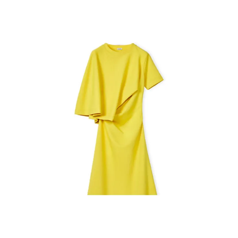 LOEWE SS22 Dress Women's Yellow-2