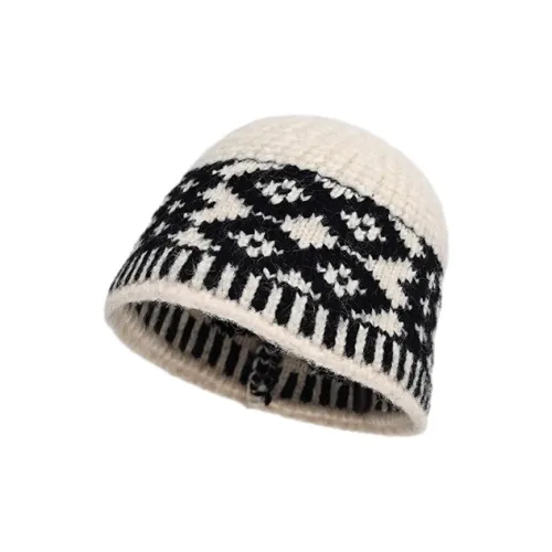 FREE RABBITⅡ Fall And Winter Korean Style Casual Versatile Cold Cap Beanies Unisex