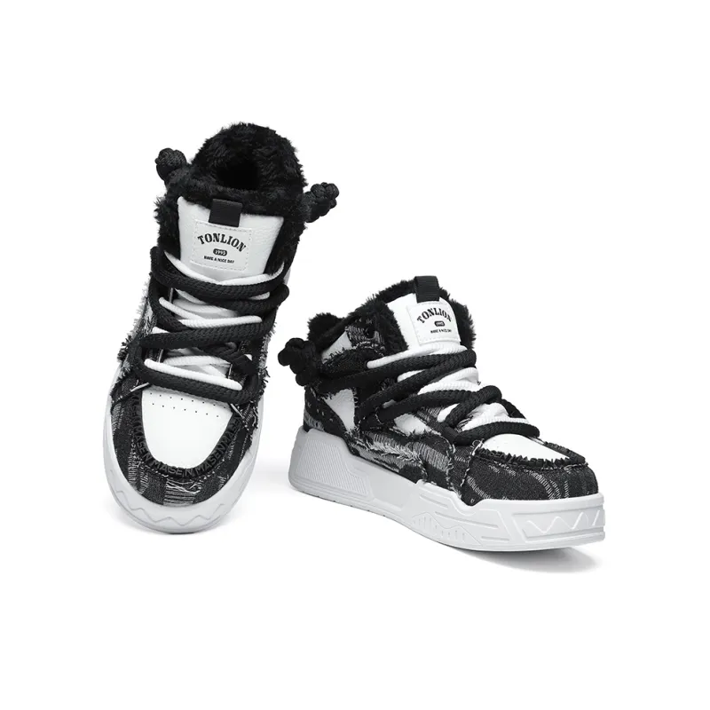 Tonlion Slip Resistant And Breathable Low Top Skateboard Shoes Men's-35