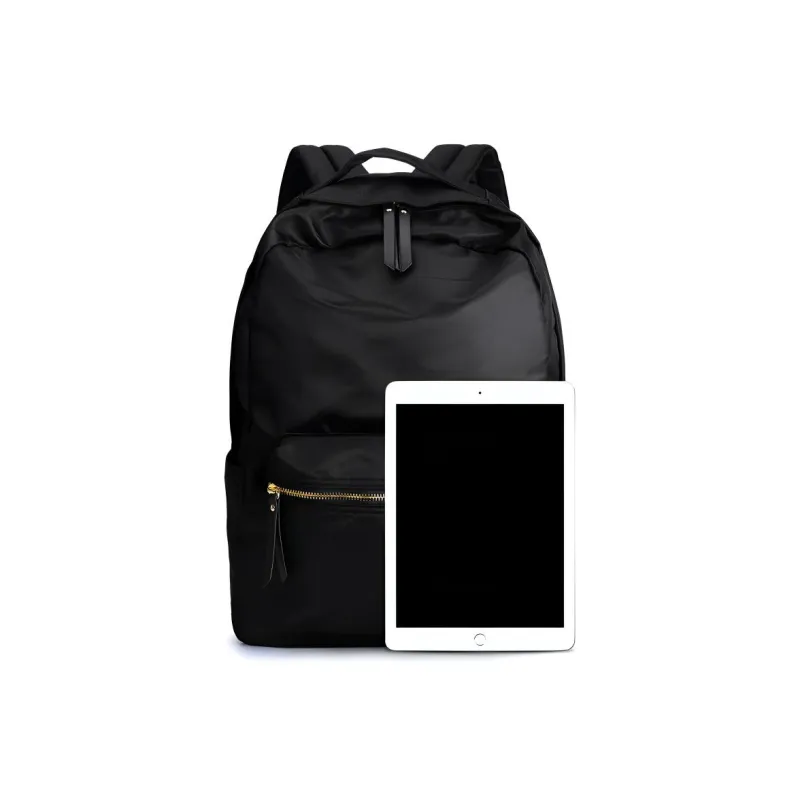 MingLu Oxford Backpack Regular Unisex Blue/Black-1