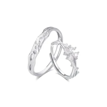 MISS TOOYA Sterling Silver Rings Unisex