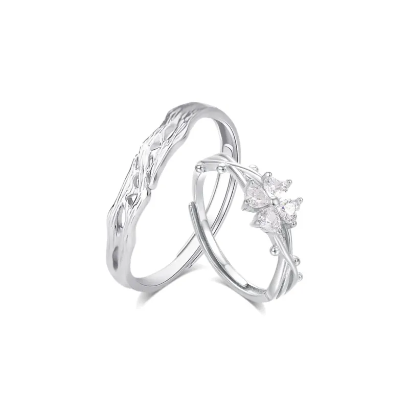 MISS TOOYA Sterling Silver Rings Unisex-0