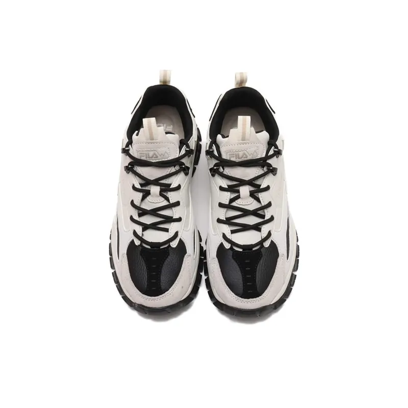 FILA Ray Tracer Tr 2 Anti-Slip Wear-Resistant Low-Top Casual Shoes Unisex White Black-3