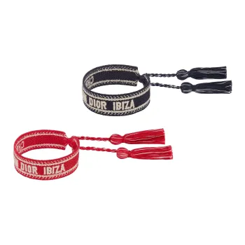 DIOR Cotton Bracelets Women's Multicolor