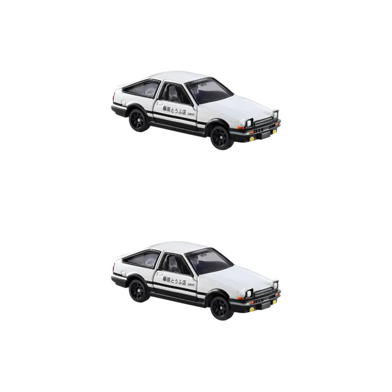 TAKARA TOMY Dream Tomica Head Text D AE86 Trueno White Assembled Models-2