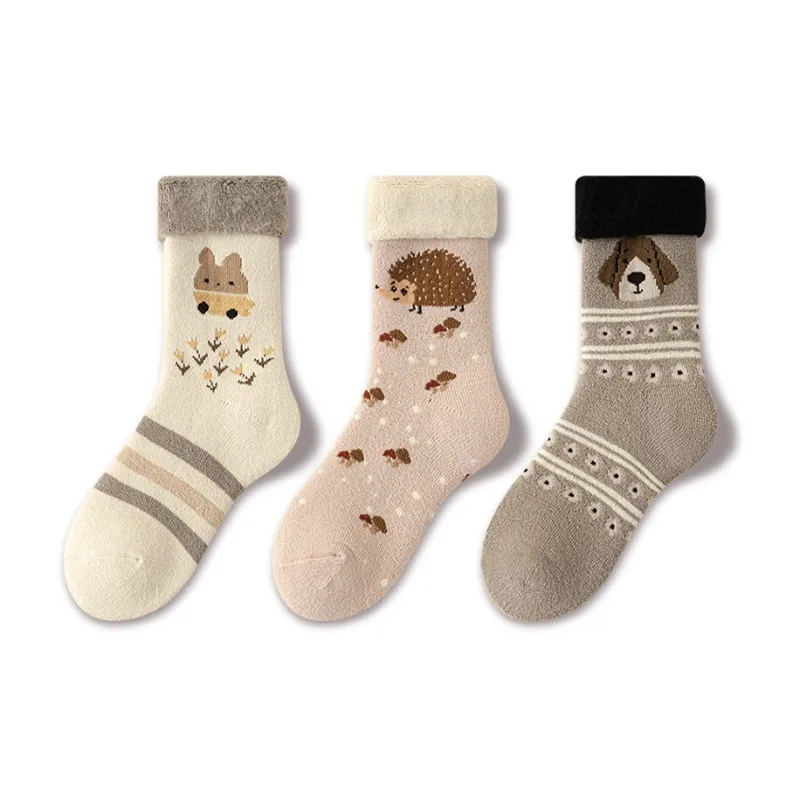JIAZINI Mid Calf Socks Women's Combo Set-42