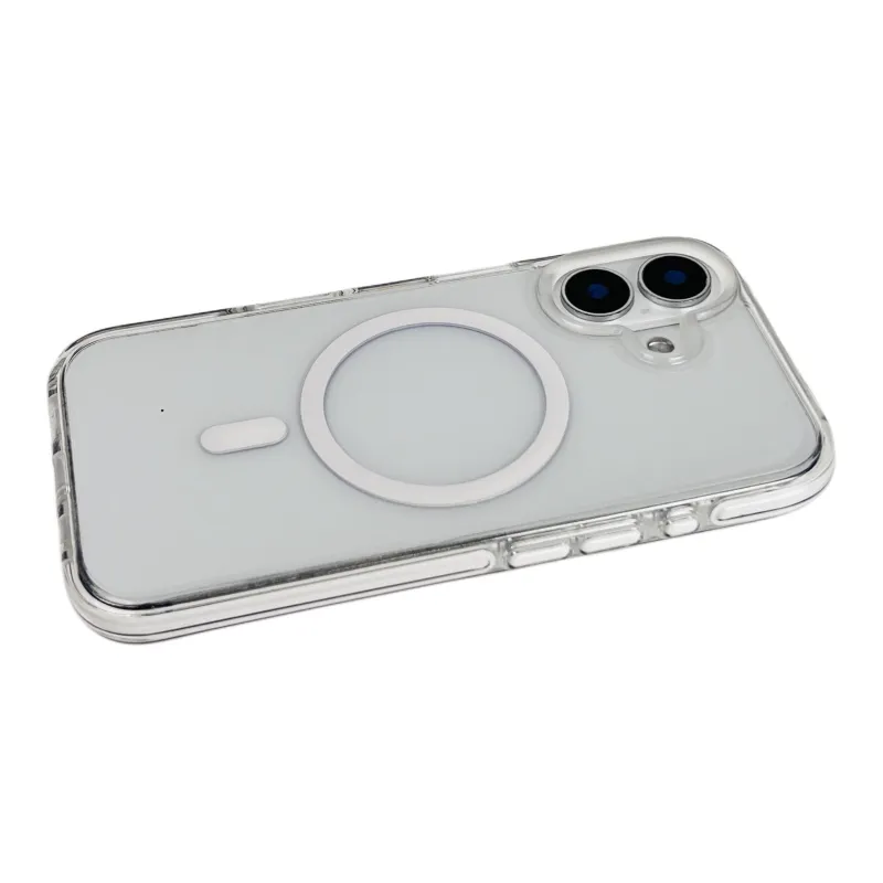 Wei Xin Acrylic Material Transparent Magnetism Phone Cases Compatible With IPhone 16/15 Pro Max/Apple 13/14 Pro/Max-3