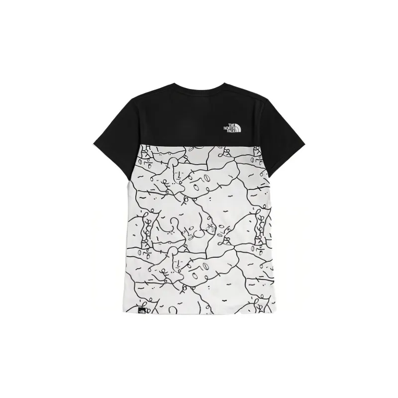 THE NORTH FACE T Shirt Women's Black White-1