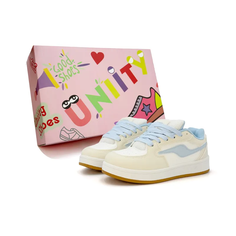 UNIITY Comfortable Casual Trendy Low Top Skateboard Shoes Women's Box Included-41