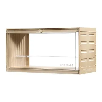 POP MART HIRONO ONO HIRONO Little Naughty Collection Timber Figure Display Case Model Accessories