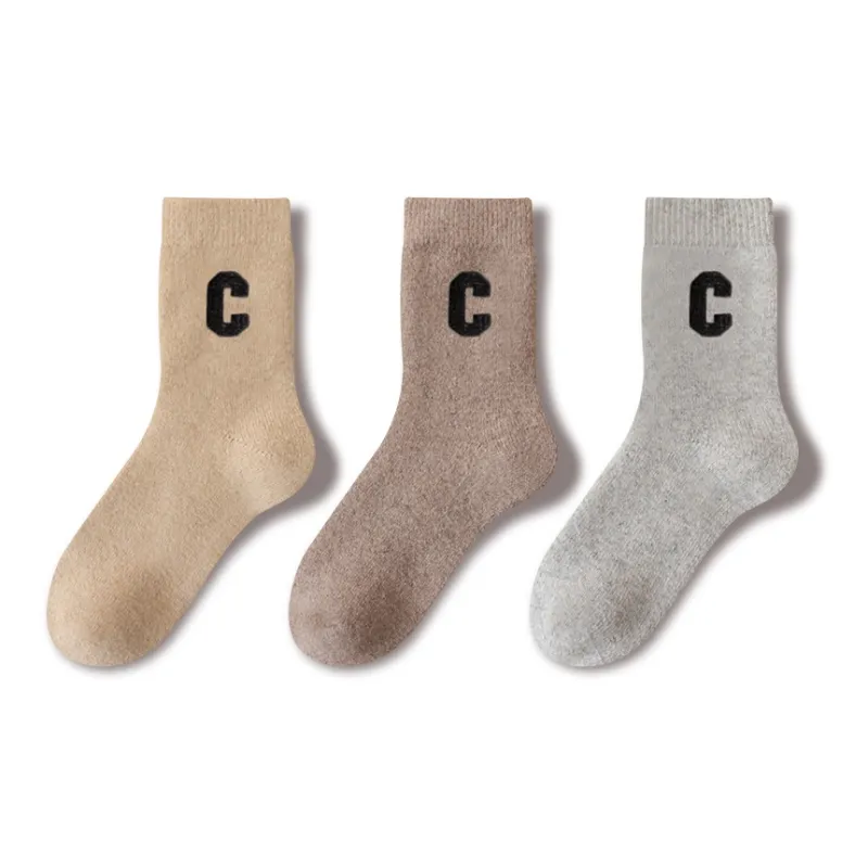 JIAZINI Mid Calf Socks Women's Combo Set-5