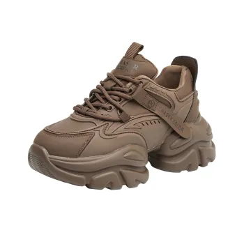 Ruomini Low Top Chunky Sneakers Women's Coffee