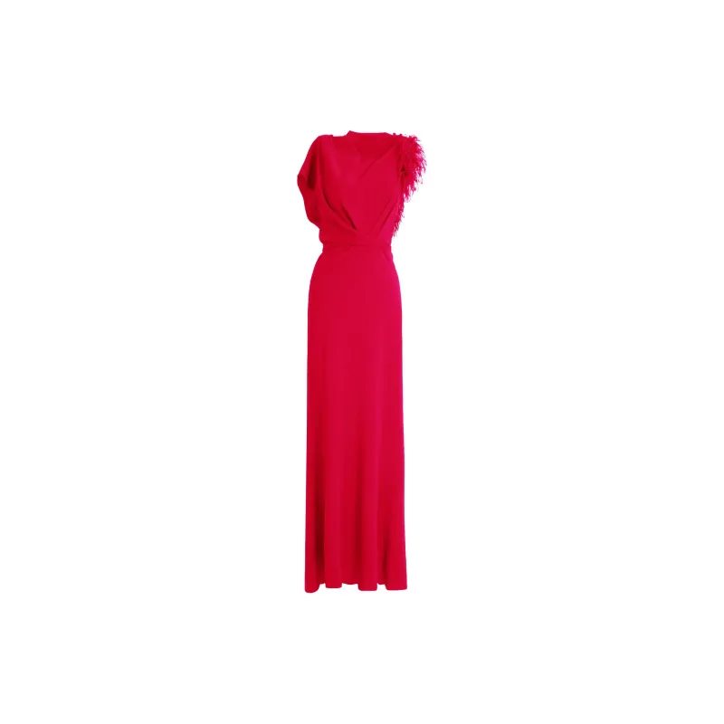 Gemy Maalouf Crystal embellished Cut out Gown-1