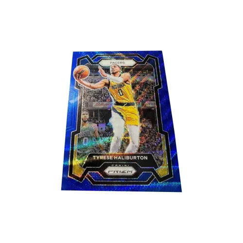 PANINI Pacers Tyrese Haliburton High End Royal Blue Ray Holographic Card Basketball Card Rare Card Sports Cards 1 Pc