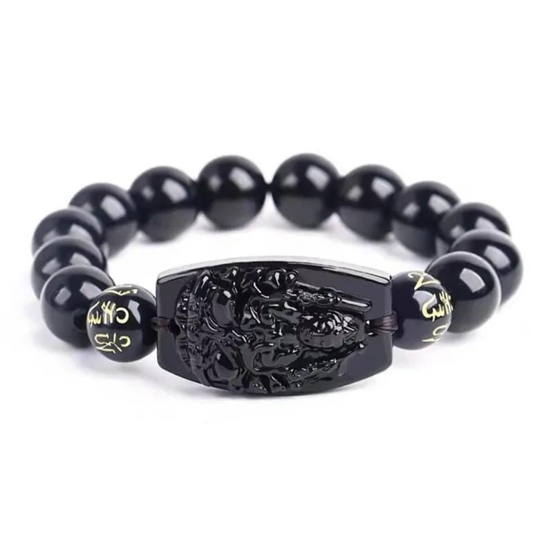 HOLLY RYAN Imitation Obsidian Bracelets Men's-3