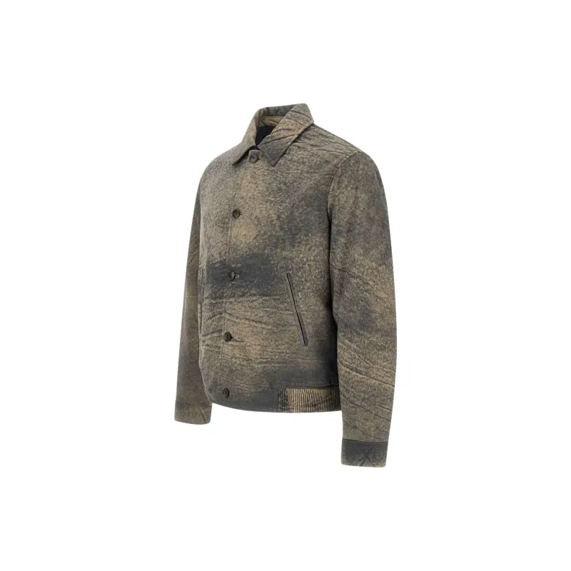 CLOSED Leather Jacket Men's Umber-2