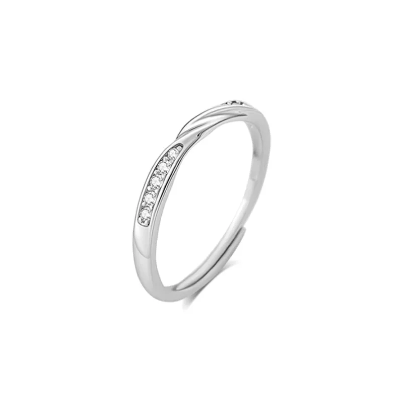 BLANK IN BLANK Sterling Silver Rings Unisex Girlfriend's Birthday Anniversary-10