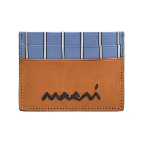 MARNI Sheepskin Card Holder Unisex Opal