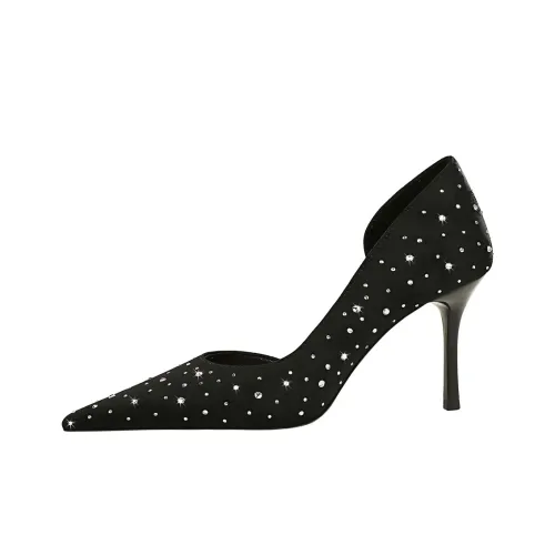 QITUMAUL Slim Heel High Heels 8cm Women's