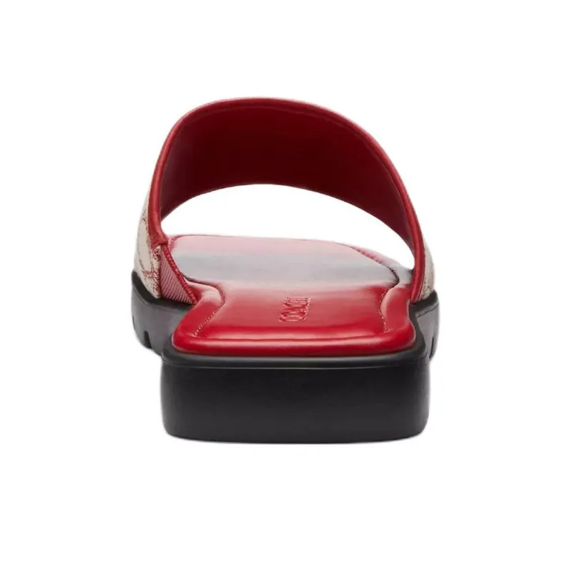COACH Slide Slippers Women's Red-3