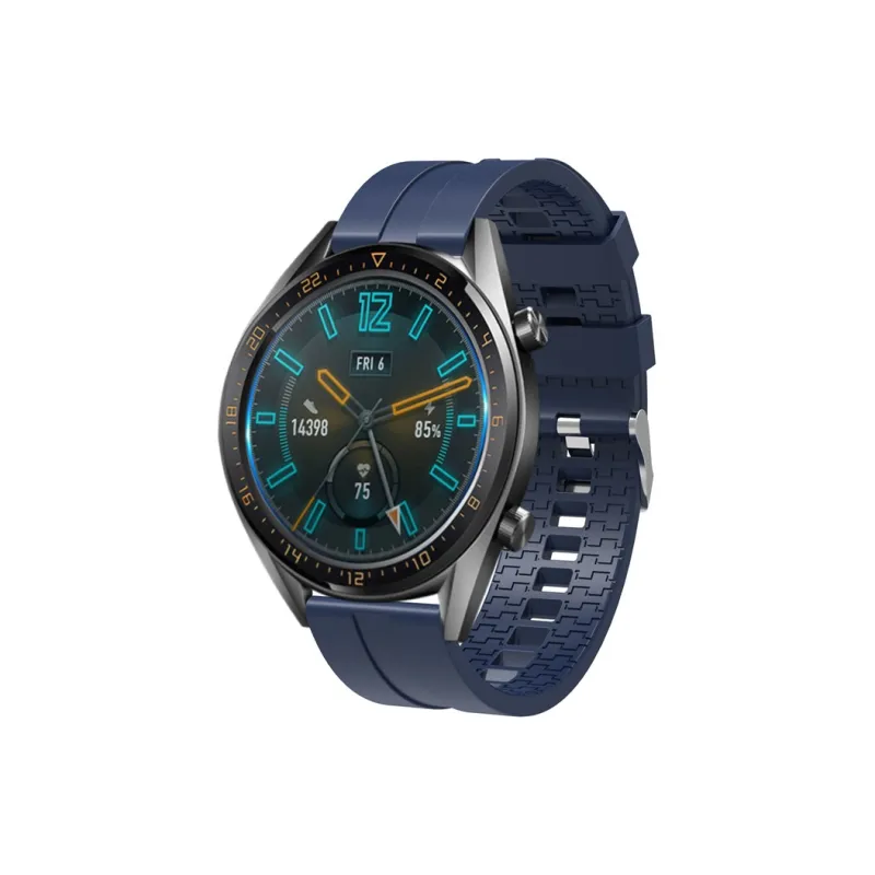 CHRROTA Compatibility Huawei GT3/GT2e Silicone Strap Replacement Fluoroelastomer Strap Watch GT Strap Watch Strap-7