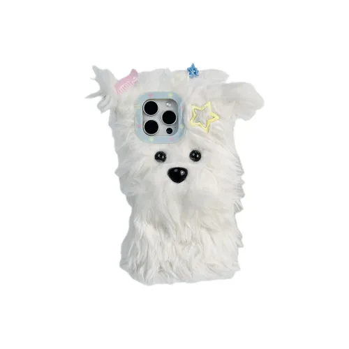 Wei Xin Plush Material Plush Hair Clips Xigao Land Phone Cases Compatible With IPhone 16/15 Pro Max/Apple 13/14 Pro/Max