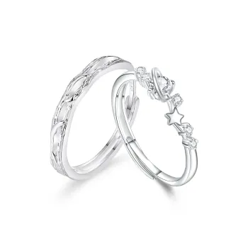 LUCA Sterling Silver Rings Unisex Box Anniversary #Sweet Love Confession