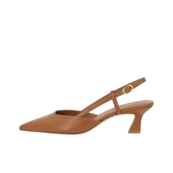 Stuart Weitzman/SW Vinnie Spool Heel High Heels 5cm Women's Brown