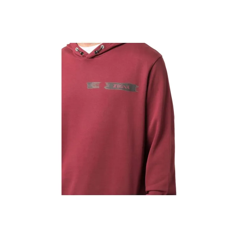Zzegna SS23 Sweatshirt Men's Red-4