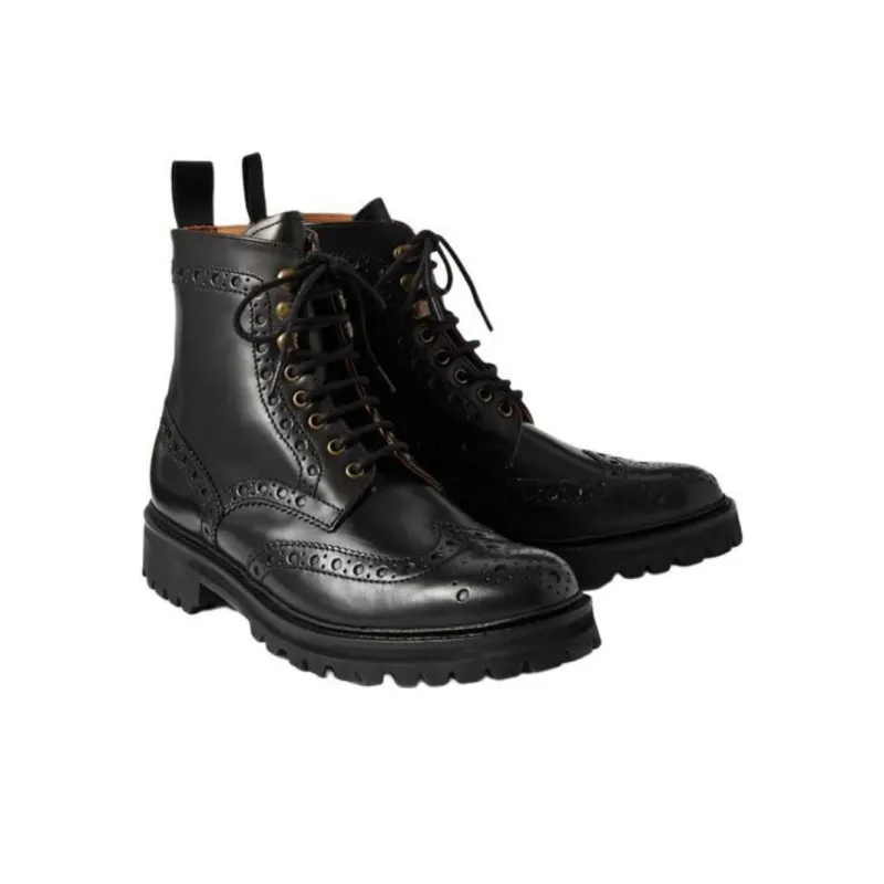 GRENSON Fred Short Chelsea Boots Men's Black-2