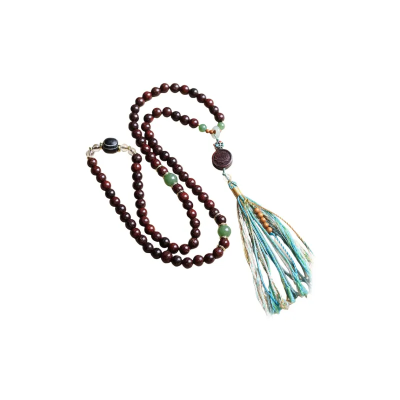 Zheng Baifu Bloodwood Wooden Bracelets Unisex-0