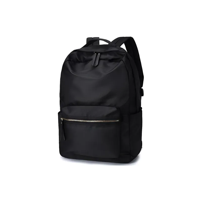 MingLu Oxford Backpack Regular Unisex Blue/Black-0