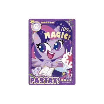 KAYOU Twilight Sparkle My Little Pony Charming Party Twilight Sparkle Princess IP/Anime Cards 1 Pc
